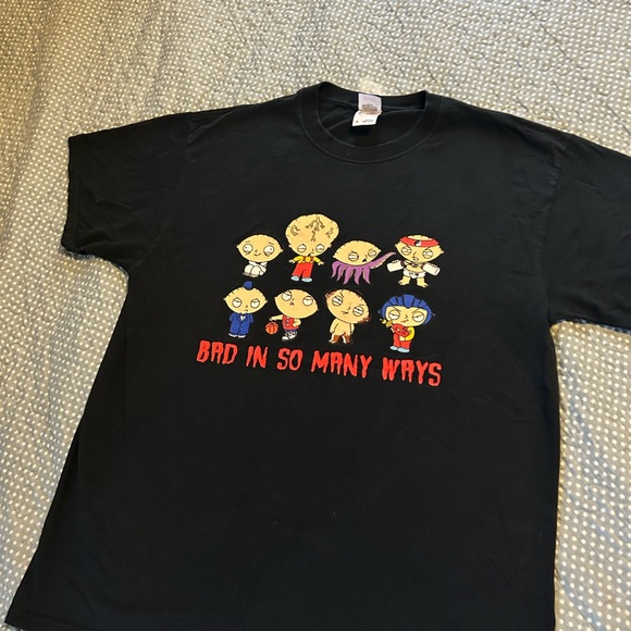 Vintage Family Guy XL black tee ; great front graphic Clean with a light fade - Picture 8 of 9